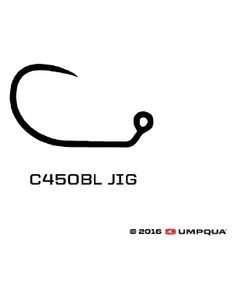 Umpqua Competition Hooks C450BL Jig in One Color